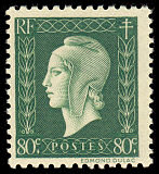 Image du timbre 80 c vert