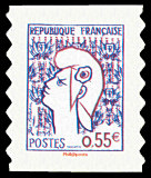 Image du timbre La Marianne de Cocteau