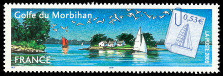 Image du timbre Le golfe du Morbihan