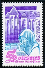Image du timbre Solesmes - Abbaye Saint-Pierre