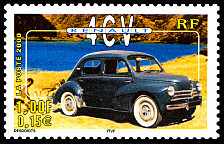 Image du timbre 4 CV Renault