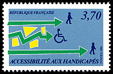 Image du timbre Accessibilité aux handicapés