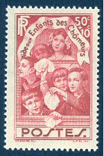 Image du timbre Aide aux enfants des chômeurs, 50 c + 10 c