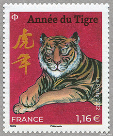 Image du timbre Lettre verte 33x40 mm