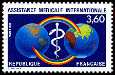 Image du timbre Assistance médicale internationale