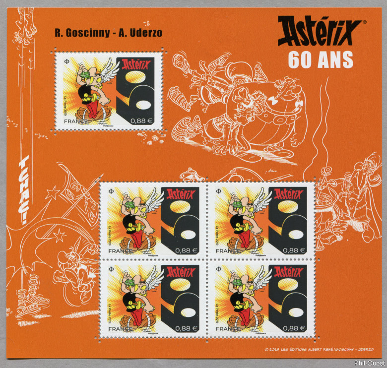 Image du timbre Astérix 60 ans