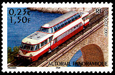 Image du timbre Autorail panoramique