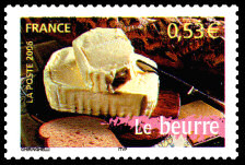 Image du timbre Le beurre