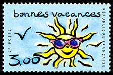 Image du timbre Bonnes vacances