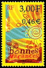 Image du timbre Bonnes vacances