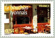 Image du timbre Le bouchon lyonnais