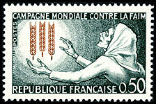 Image du timbre Campagne mondiale contre la faim