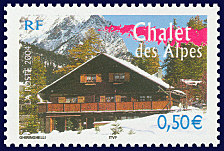 Image du timbre Chalet des Alpes