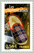 Image du timbre Les charentaises