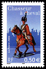 Image du timbre Chasseur à cheval