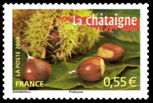 Image du timbre La châtaigne