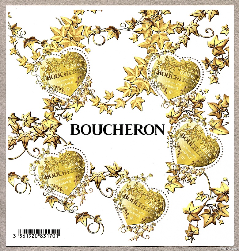 Image du timbre Bloc Cœur Boucheron