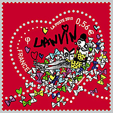Image du timbre Le coeur de Lanvin à 0,56 €
