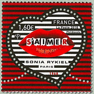 Image du timbre Coeur « Sonia Rykiel Paris S'aimer »