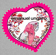 Image du timbre Le cœur d'Emanuel Ungaro-Timbre auto-adhésif  - Lettre 20 g