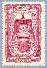 Image du timbre Coiffe de Bourgogne