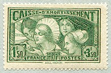 Image du timbre Coiffes des régions