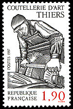Image du timbre Coutellerie d'art - Thiers