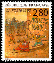 Image du timbre «Meilleurs vœux» par Nicolas de Crécy