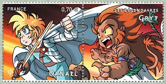 Image du timbre Diptyque Danaël et Gryf