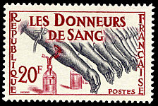 Image du timbre Les Donneurs de sang