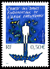 Image du timbre Charte des droits fondamentaux de l'Union européenne
