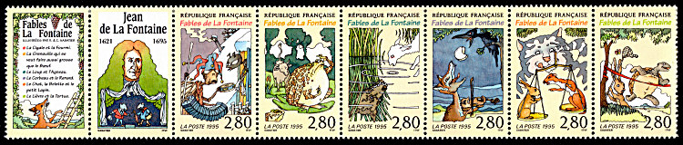 Image du timbre Fables de la Fontaine