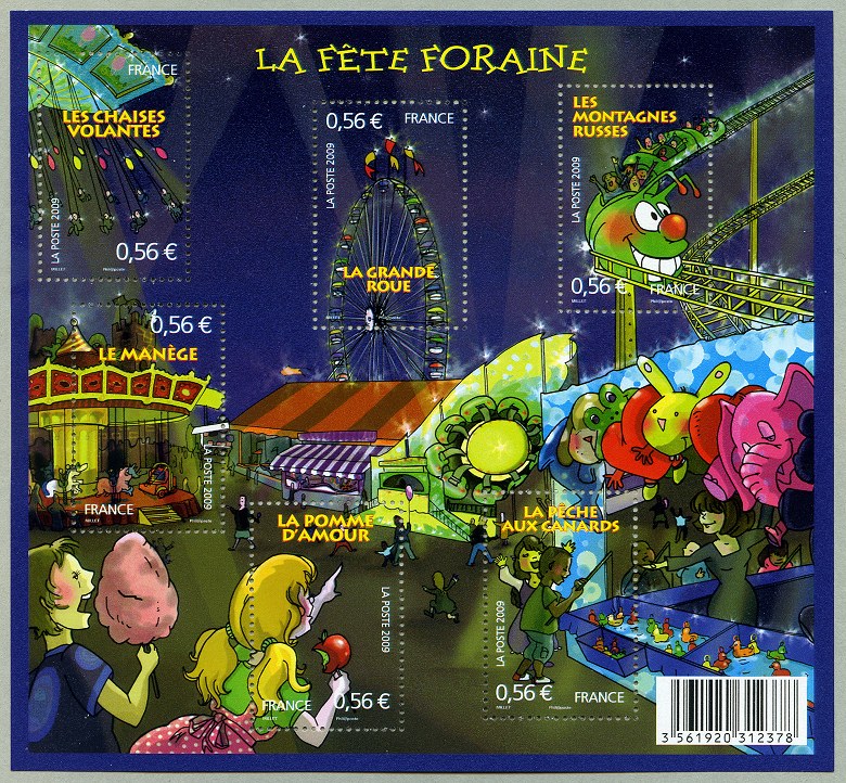 Image du timbre La fête foraine