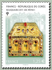 Image du timbre Reliquaire dit  « de Pépin »