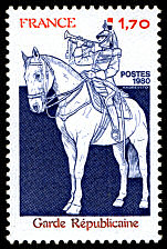 Image du timbre Garde républicaine
