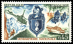 Image du timbre Gendarmerie Nationale