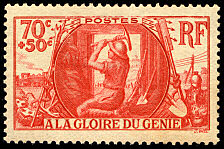 Image du timbre À la gloire du Génie militaire