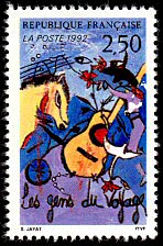 Image du timbre Les gens du voyage
