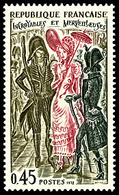 Image du timbre Incroyables et Merveilleusesd´après Carle Vernet
