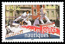 Image du timbre Les joutes nautiques