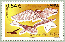 Image du timbre Barque ailée - Le Bris