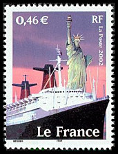 Image du timbre Le France