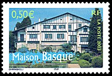 Image du timbre Maison basque