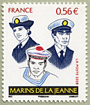 Image du timbre Marins de la Jeanne