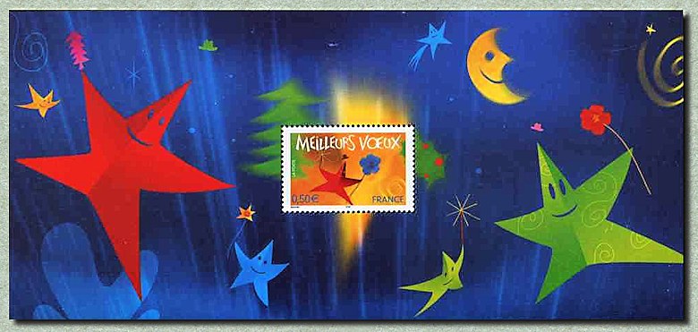 Image du timbre Bloc-feuillet   Meilleurs Voeux 2004