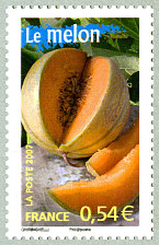 Image du timbre Le melon