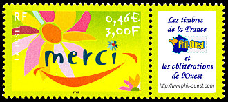 Image du timbre Merci - timbre personnalisé