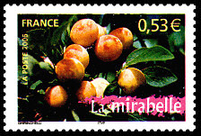 Image du timbre La mirabelle