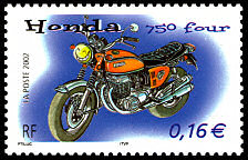 Image du timbre Honda 750 four