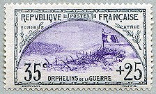 Image du timbre Tranchées 35c + 25c